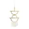 Hello Honey® Gold Geometric Metal Wall Hanging with Tassel